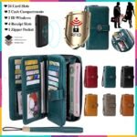Men's Large Capacity RFID Blocking Cowhide Leather Wallet - Image 16